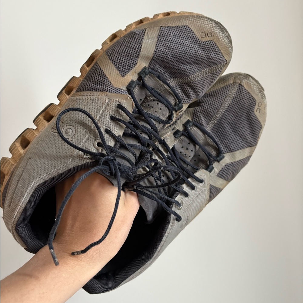 On Running Men's Black and Brown Athletic Shoes